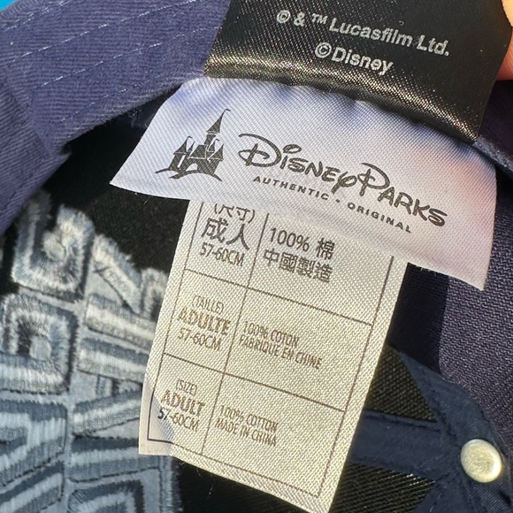 Star Wars Navy blue and gray Embroidered Disneyparks authentic original Hat - Picture 4 of 4